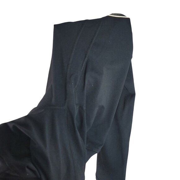 J80 Fit Fitness Women Leggings Black Size 4 Mid Rise Stretch Athletic Athleisure - Picture 4 of 6